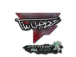 Наклейка | Twistzz (с блёстками) | Антверпен-2022