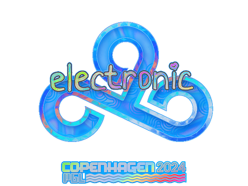 Наклейка | electronic (голографическая) | Копенгаген-2024