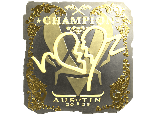 Sticker | ropz (Gold, Champion) | Austin 2025