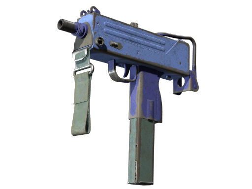 MAC-10 | Indigo (Закаленное в боях)