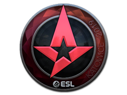 Наклейка | Astralis (металлическая) | Катовице-2019