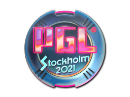 Наклейка | PGL (голографическая) | Стокгольм-2021
