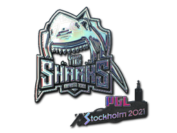 Наклейка | Sharks Esports (голографическая) | Стокгольм-2021