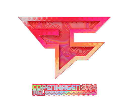 Наклейка | FaZe Clan (голографическая) | Копенгаген-2024