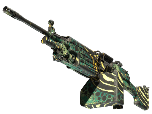 M249 | Emerald Poison Dart (Поношенное)