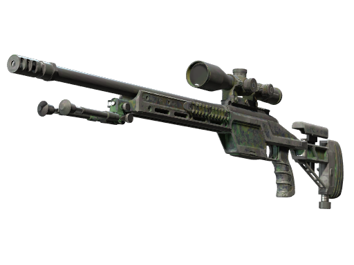 Souvenir SSG 08 | Jungle Dashed (Закаленное в боях)