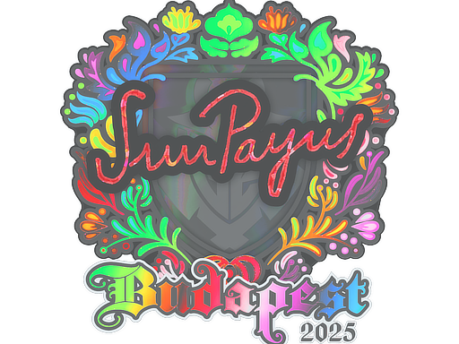 Наклейка | SunPayus (голографическая) | Будапешт-2025