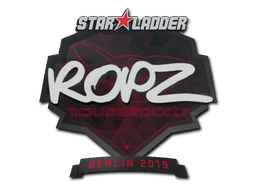 Наклейка | ropz | Берлин-2019