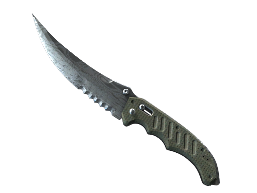 ★ Flip Knife | Damascus Steel (Немного поношенное)