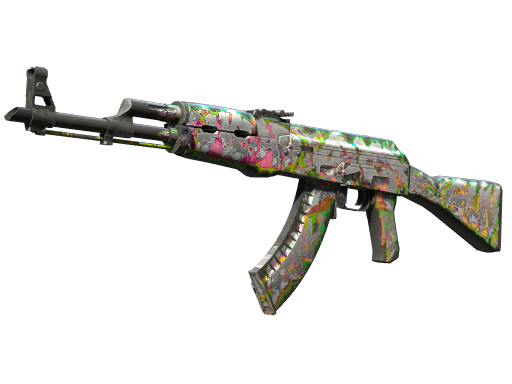 StatTrak™ AK-47 | Head Shot (Поношенное)