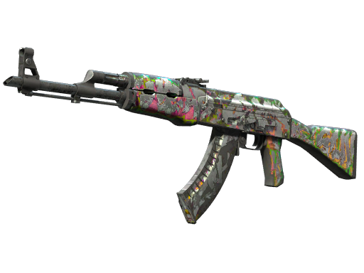 StatTrak™ AK-47 | Head Shot (Закаленное в боях)