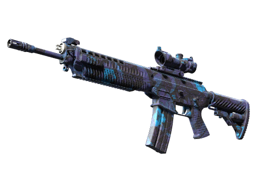 StatTrak™ SG 553 | Aloha (Прямо с завода)