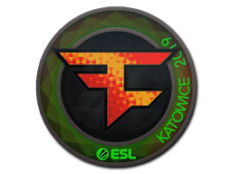 Наклейка | FaZe Clan (голографическая) | Катовице-2019