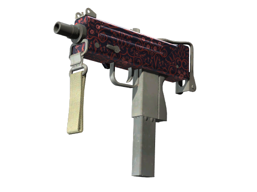 MAC-10 | Red Filigree (Прямо с завода)
