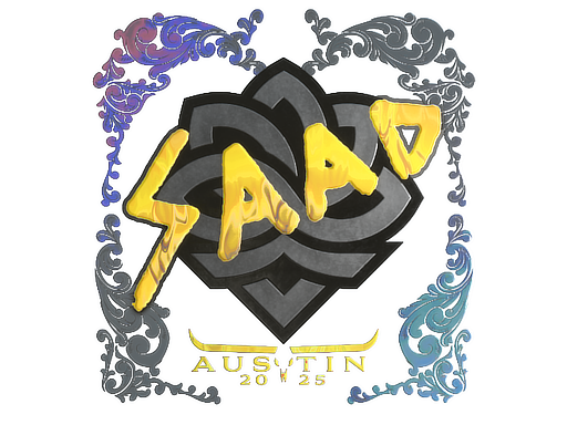 Sticker | saadzin (Holo) | Austin 2025
