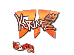 Наклейка | KRIMZ (голографическая) | Париж-2023