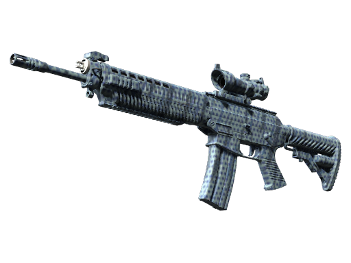 SG 553 | Waves Perforated (Немного поношенное)