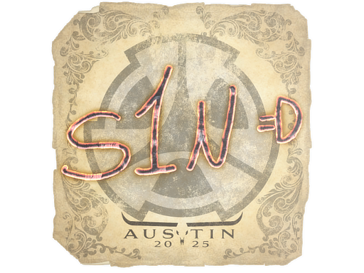Sticker | s1n | Austin 2025