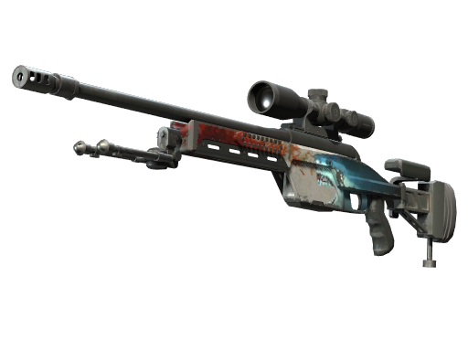 SSG 08 | Blood in the Water (После полевых испытаний)