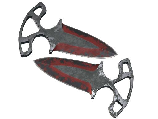 ★ Shadow Daggers | Crimson Web (Закаленное в боях)