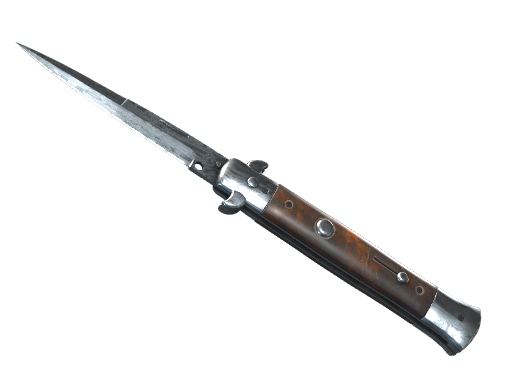 ★ Stiletto Knife | Damascus Steel (Немного поношенное)