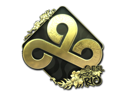 Наклейка | Cloud9 (золотая) | Рио-2022