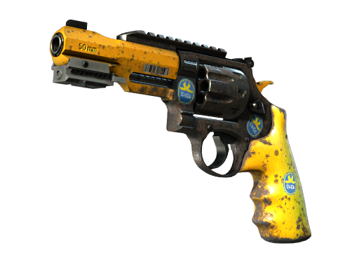StatTrak™ R8 Revolver | Banana Cannon (Поношенное)