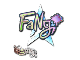 Наклейка | FaNg (голографическая) | Париж-2023