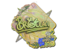 Наклейка | Brollan (голографическая) | Рио-2022