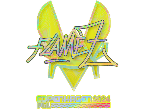 Наклейка | FlameZ (голографическая) | Копенгаген-2024