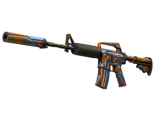 StatTrak™ M4A1-S | Leaded Glass (Немного поношенное)