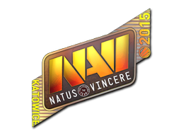 Наклейка | Natus Vincere (голографическая) | Катовице-2015