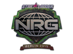 Наклейка | NRG (голографическая) | Берлин-2019