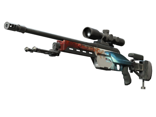 SSG 08 | Blood in the Water (Немного поношенное)