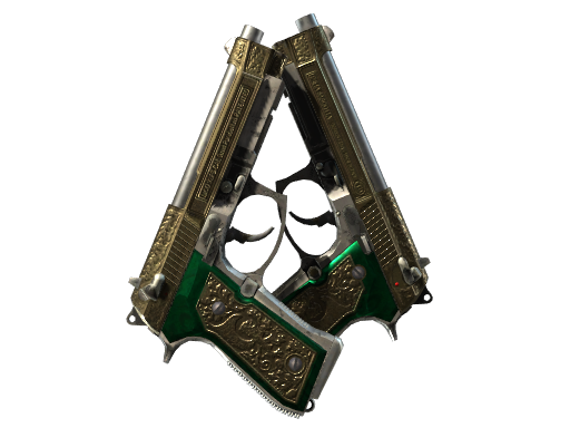 StatTrak™ Dual Berettas | Royal Consorts (Закаленное в боях)