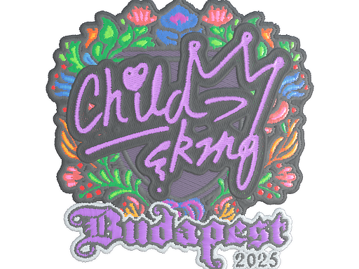 Наклейка | ChildKing (вышитая) | Будапешт-2025