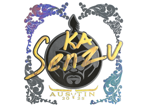 Наклейка | Senzu (голографическая) | Остин-2025