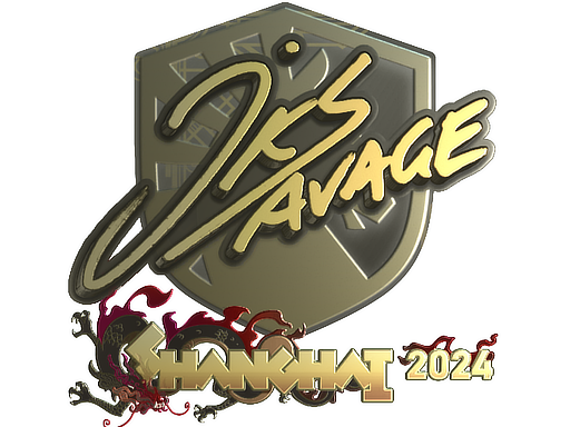 Sticker | jks (Gold) | Shanghai 2024