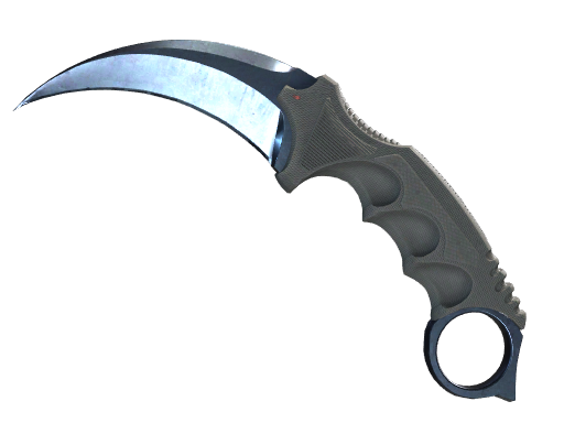 ★ Karambit | Blue Steel (Поношенное)