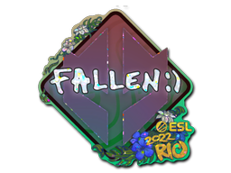 Наклейка | FalleN (с блёстками) | Рио-2022