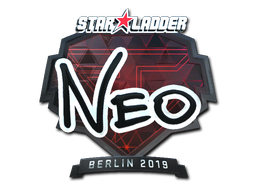 Наклейка | NEO (металлическая) | Берлин-2019