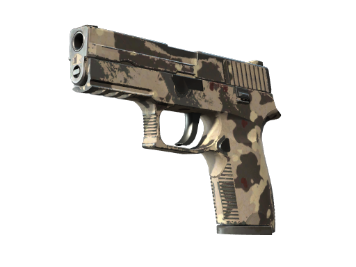 Souvenir P250 | Black & Tan (После полевых испытаний)