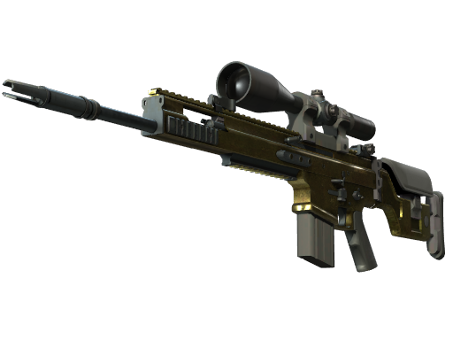 SCAR-20 | Brass (Закаленное в боях)