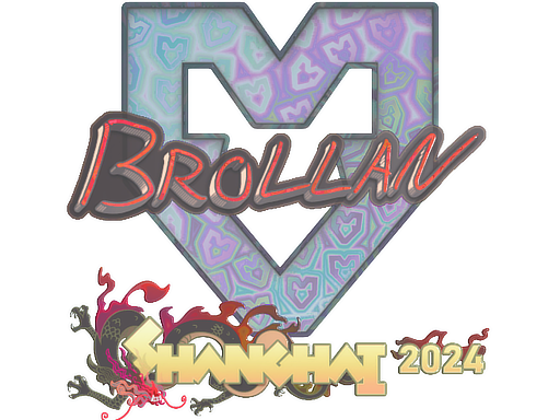 Наклейка | Brollan (голографическая) | Шанхай-2024