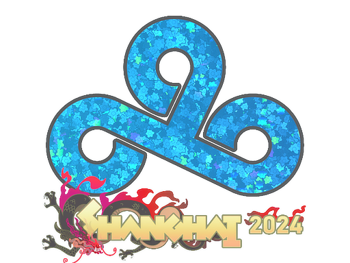 Наклейка | Cloud9 (с блёстками) | Шанхай-2024