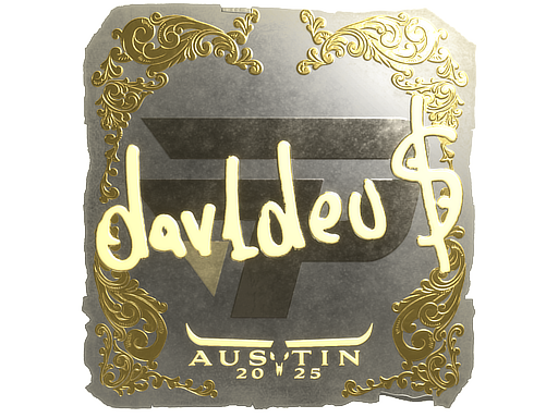 Sticker | dav1deuS (Gold) | Austin 2025