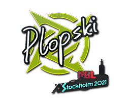 Наклейка | Plopski | Стокгольм-2021