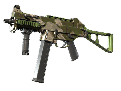 UMP-45 | Green Swirl (После полевых испытаний)
