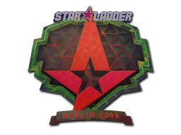Наклейка | Astralis (голографическая) | Берлин-2019