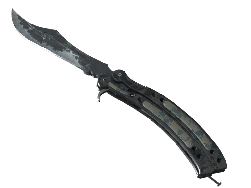 ★ Butterfly Knife | Night (Закаленное в боях)